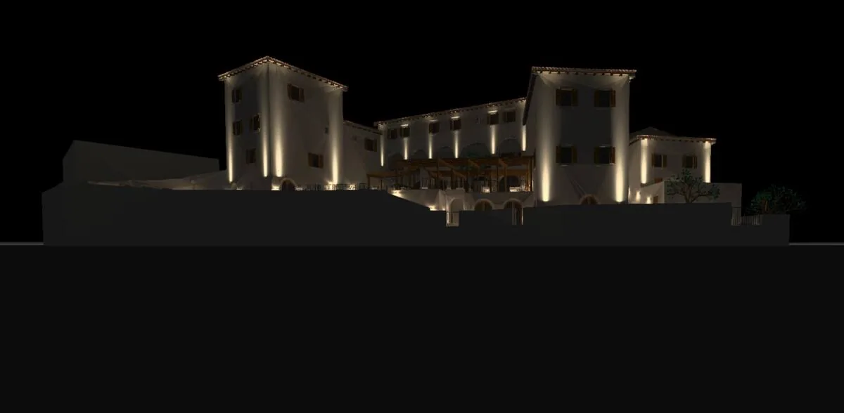 Facade render — front elevation